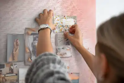 Korková nástěnka Růžový mramor