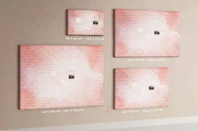 Korková nástěnka Růžový mramor
