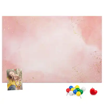 Korková nástěnka Růžový mramor