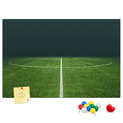 Nástěnka do dětského pokoje s motivem fotbalového hřiště