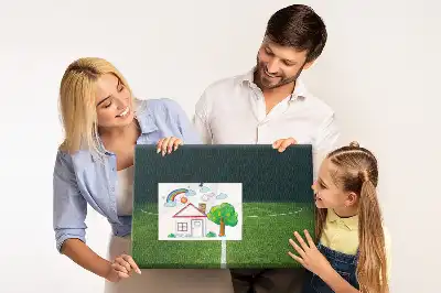 Nástěnka do dětského pokoje s motivem fotbalového hřiště