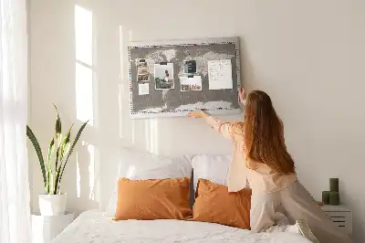 Nástěnka do dětského pokoje Hnědá mapa světa