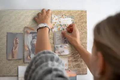 Nástěnka do dětského pokoje s motivem palmových listů