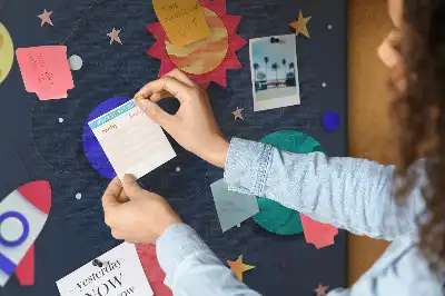 Nástěnka do dětského pokoje Dětský vesmír