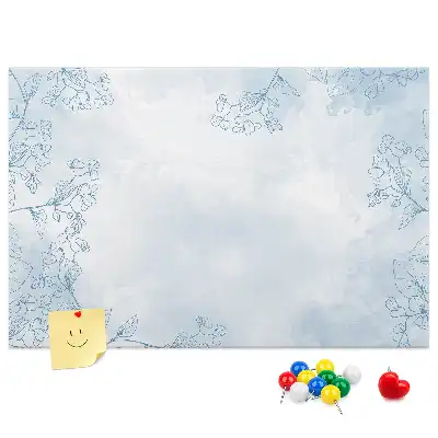 Korková tabule Náčrt rostlin