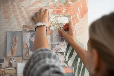 Nástěnka do dětského pokoje Botanické listy