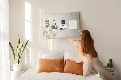 Korková tabule Zlatá čárová grafika