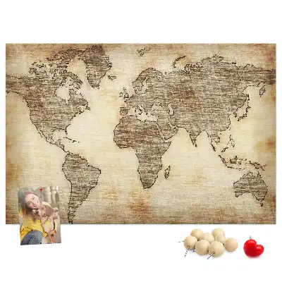 Nástěnka do dětského pokoje Mapa starého světa