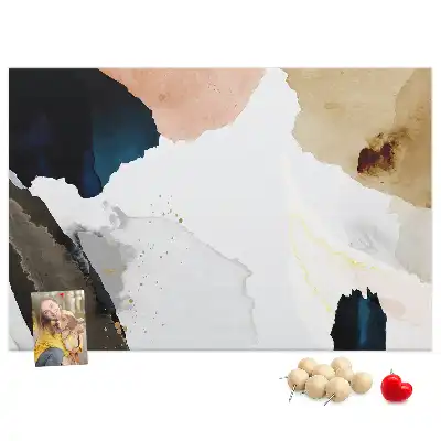 Korková tabule Abstrakční skvrny