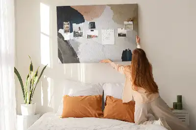 Korková tabule Abstrakční skvrny