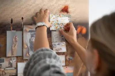 Korková nástěnka Východ slunce