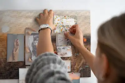 Korková tabule Východ slunce na poli