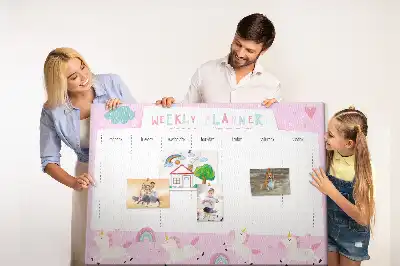 Nástěnka korková Týdenní plánovač pro děti