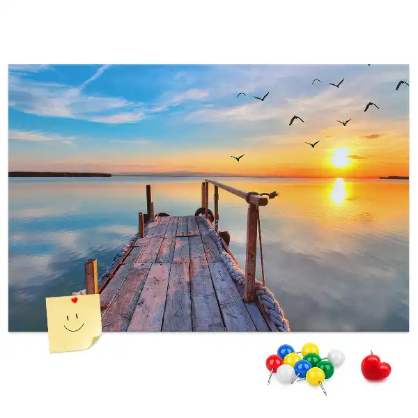 Nástěnka do dětského pokoje Jezerní molo