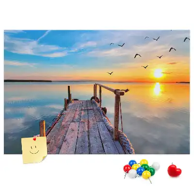 Nástěnka do dětského pokoje Jezerní molo