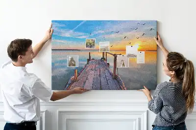 Nástěnka do dětského pokoje Jezerní molo