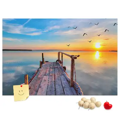 Nástěnka do dětského pokoje Jezerní molo