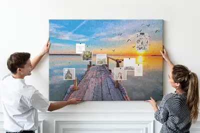 Nástěnka do dětského pokoje Jezerní molo