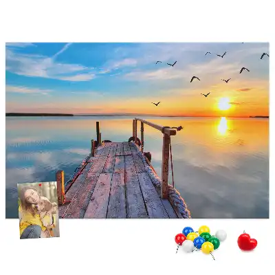 Nástěnka do dětského pokoje Jezerní molo