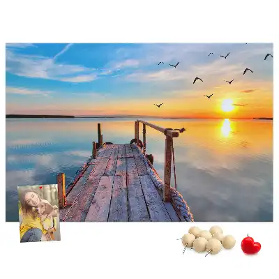Nástěnka do dětského pokoje Jezerní molo