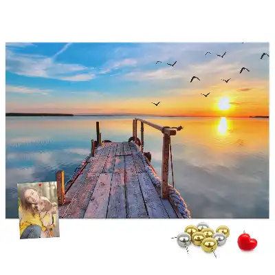 Nástěnka do dětského pokoje Jezerní molo