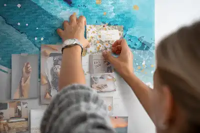 Korková nástěnka Tahy štětcem