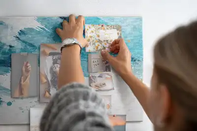 Korková nástěnka Tahy štětcem