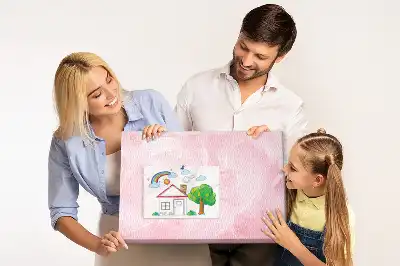 Nástěnka do dětského pokoje Abstrakce peří