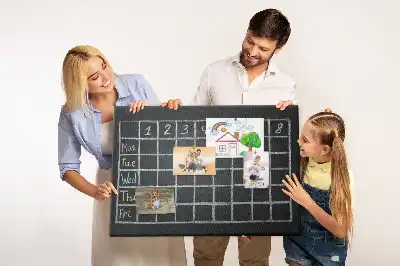 Korková nástěnka Rozvrh hodin pro děti