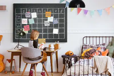 Korková nástěnka Rozvrh hodin pro děti