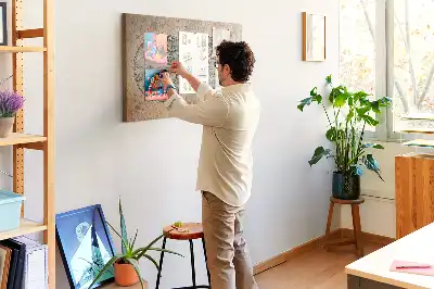 Korková nástěnná mapa světa ve tvaru glóbusu