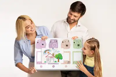 Nástěnka do dětského pokoje Sada fotoaparátů