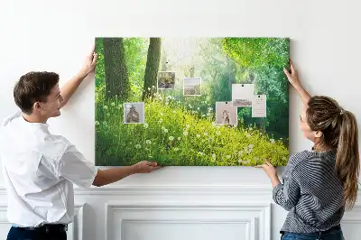 Nástěnka do dětského pokoje Jarní příroda