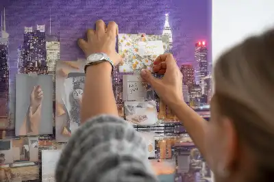 Korková nástěnka New York v noci