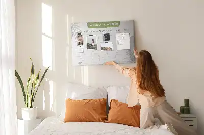 Nástěnka korková Týdenní plán