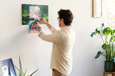 Nástěnka korková Vodopád mezi mechem