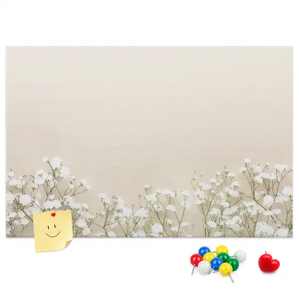 Nástěnka do dětského pokoje Kvetoucí květiny
