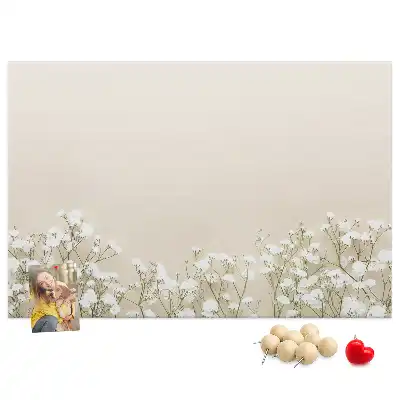 Nástěnka do dětského pokoje Kvetoucí květiny