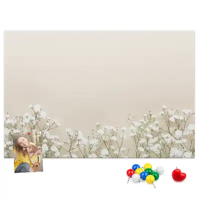 Nástěnka do dětského pokoje Rozkvetlá poupata