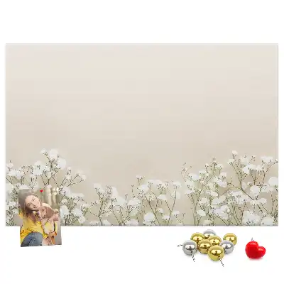 Nástěnka do dětského pokoje Rozkvetlá poupata