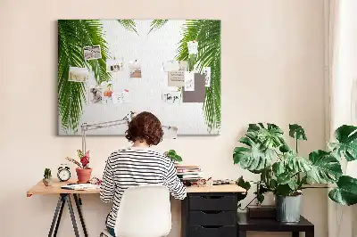 Nástěnka korková Příroda z palmových listů