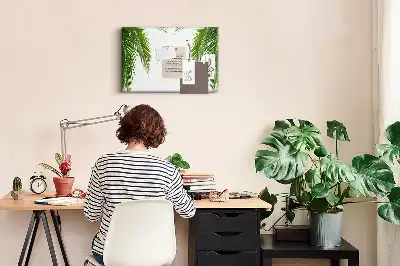Nástěnka korková Příroda z palmových listů