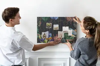 Nástěnka do dětského pokoje s přírodním rámečkem
