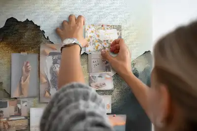 Nástěnka do dětského pokoje Abstraktní panorama přírody