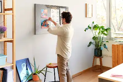 Korková nástěnka s motivem mramoru