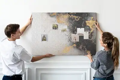 Korková nástěnka s motivem mramoru