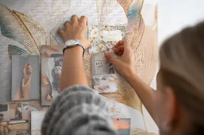 Nástěnka do dětského pokoje Vzorek listů přírody
