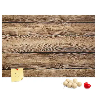 Nástěnka do dětského pokoje Dřevěné desky