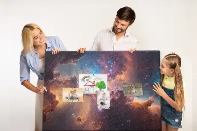 Nástěnka korková Vesmírný svět hvězd