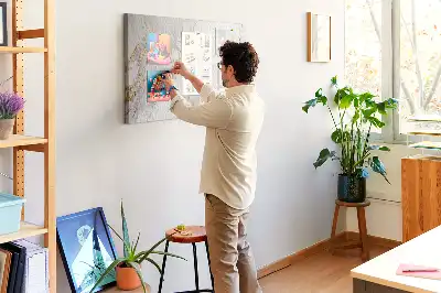 Dekorativní korková tabule s motivem mramoru
